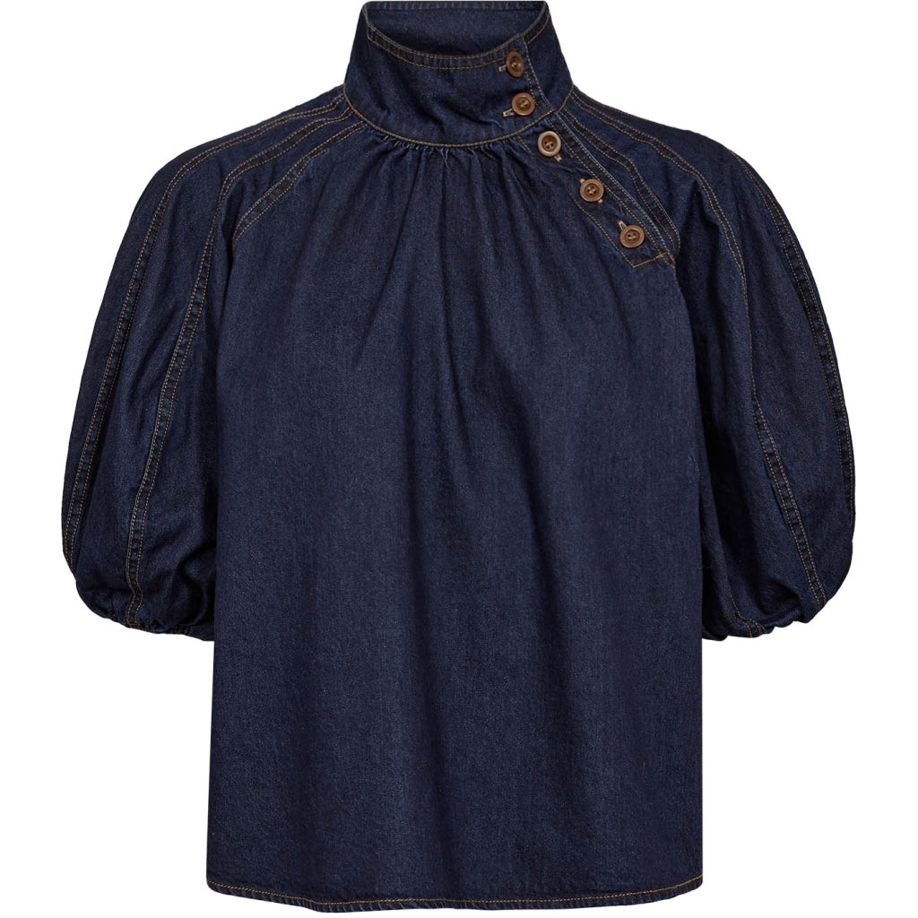 Gossia Bluse - LululuGO Bluse i Denim Blue