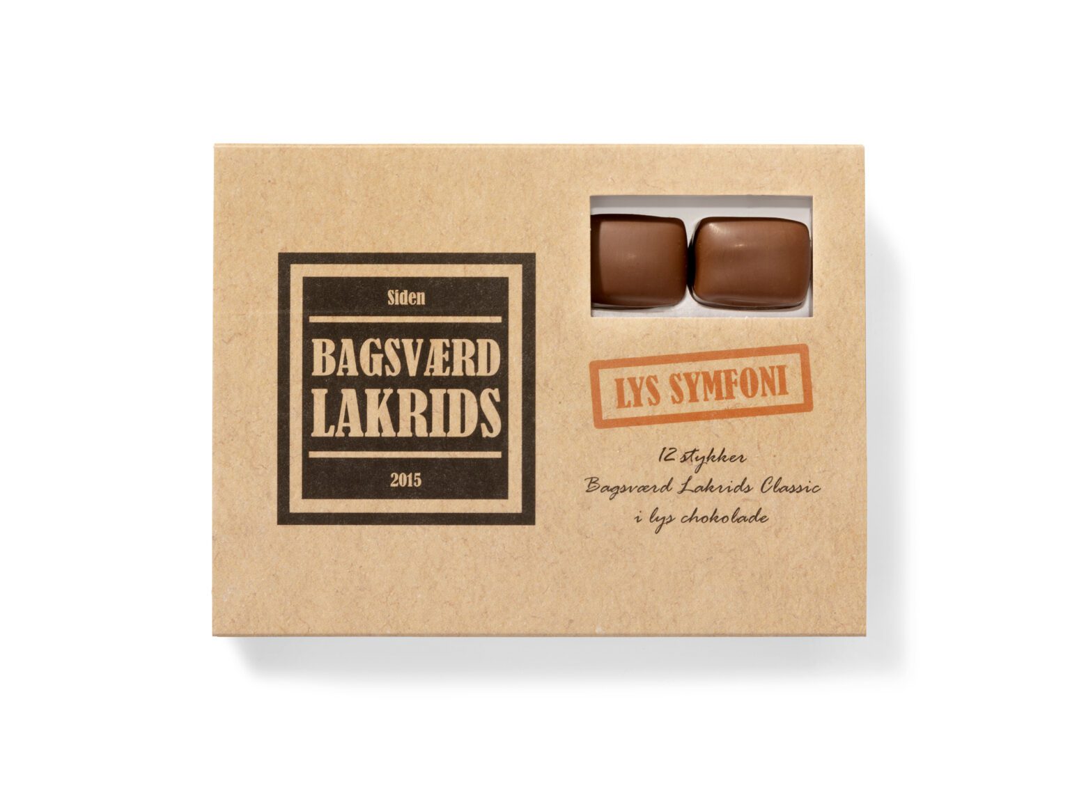 Bagsværd Lakrids - Gaveæske, Lakrids Med Chokolade Lys Symfoni