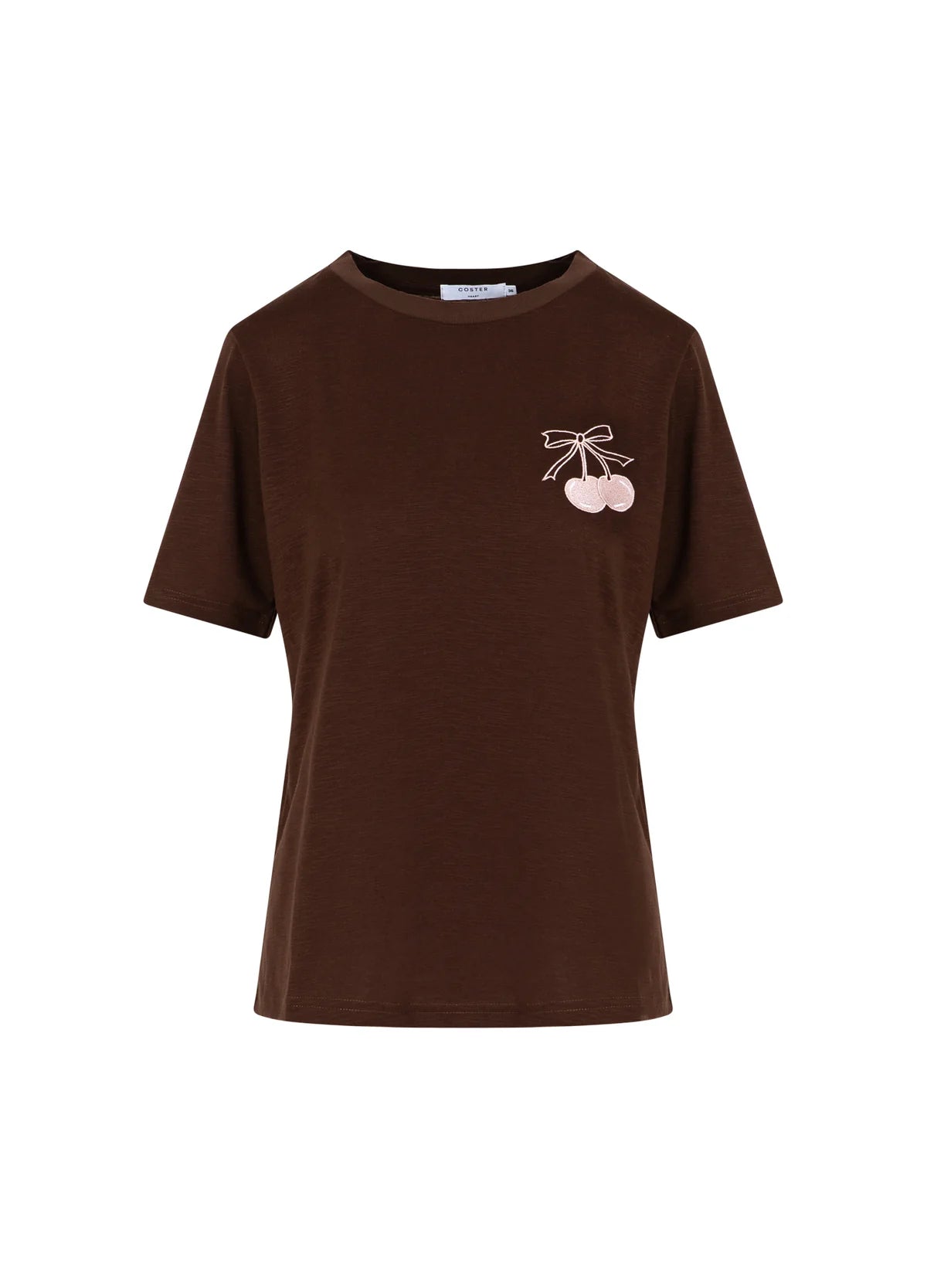 Coster Copenhagen T-shirt - 1500 Mini Cherry T-shirt i Chocolate Nut