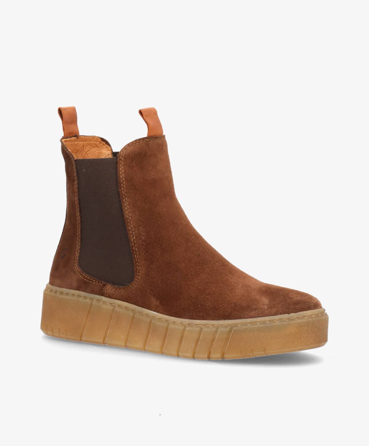 Shoedesign Støvler - Mooved Suede Støvle i Suede Dark Brown