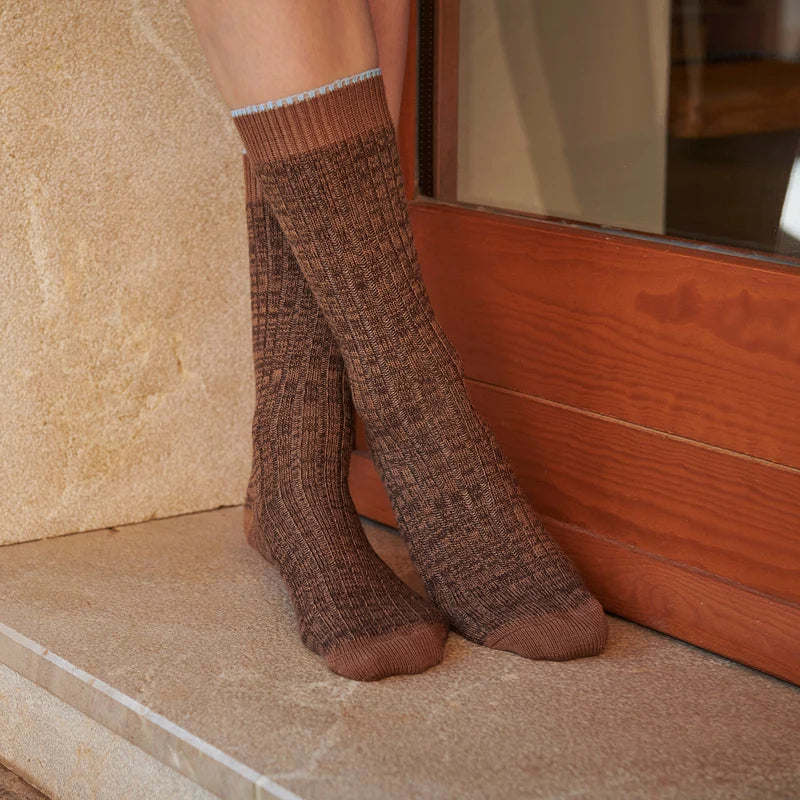 MP Women Strømper - 59545 Ulrika Lange Strømper Dark Brown