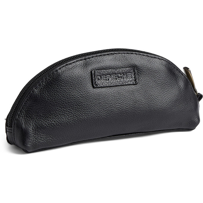 Depeche Toilettaske - 16590 Toilet Taske Lille i Sort Ko Skind