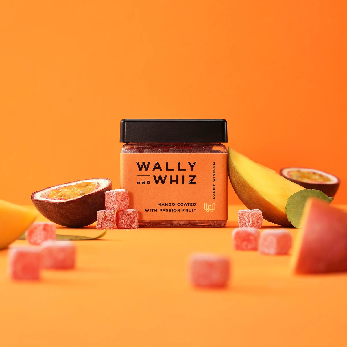 Wally And Whiz Vingummi - Nordic Winegums med Mango og Passionsfrugt