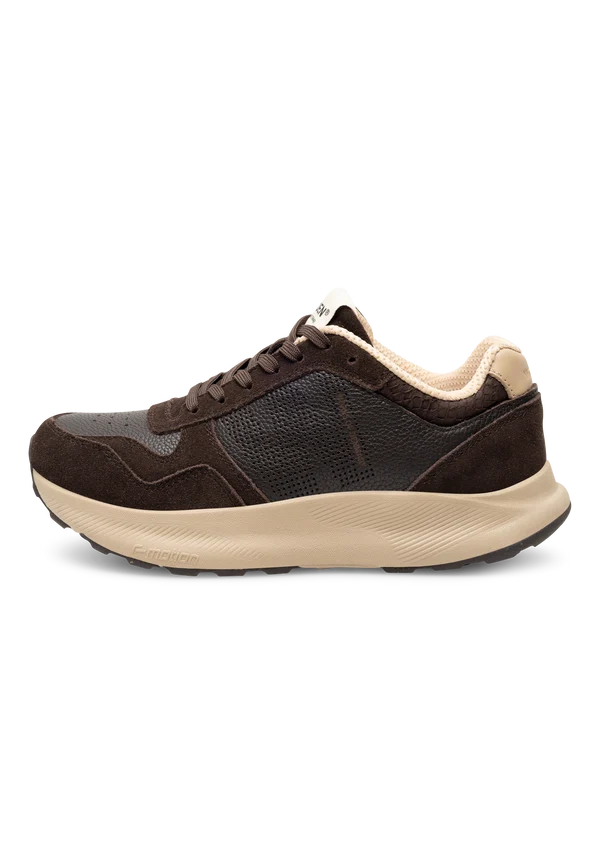 Woden Sneaker - Mathilde Runner Læder Sneakers i Chocolate