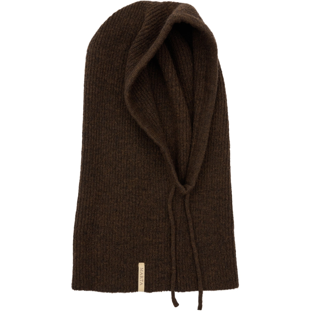 MARTA du château Tørklæde - FMHK6480 MdcFiluca Balaclava i Mørkebrun