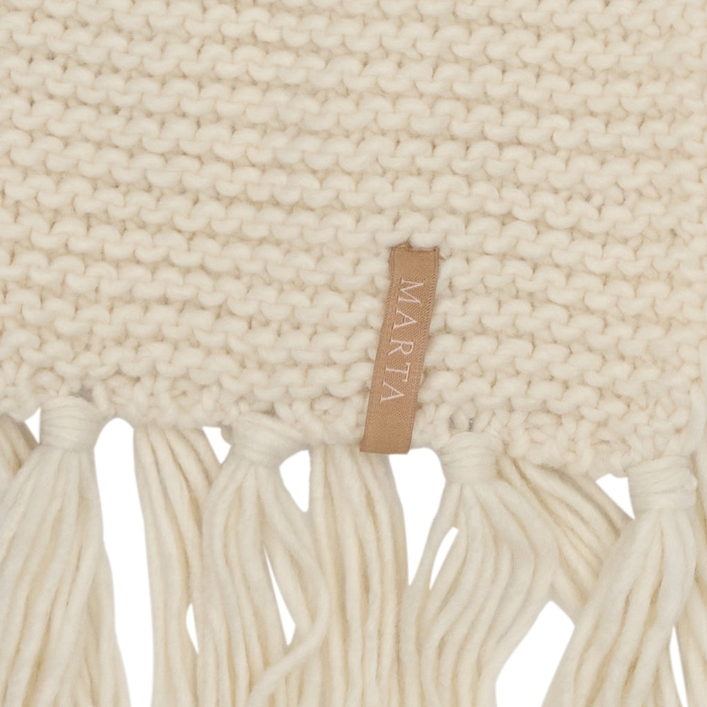 MARTA du château Tørklæde - 172-1002 MdcMilena Heavy Tørklæde i Off-White