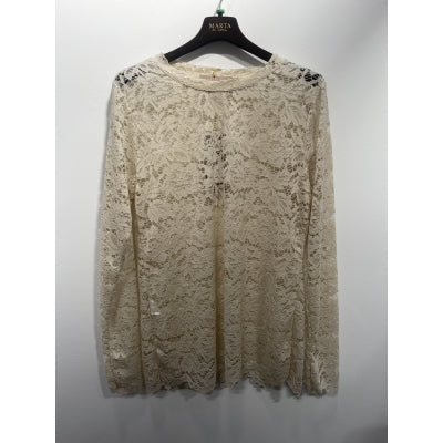 MARTA du château Bluse - 7707 MdcMilley LS Blonde Bluse i Beige