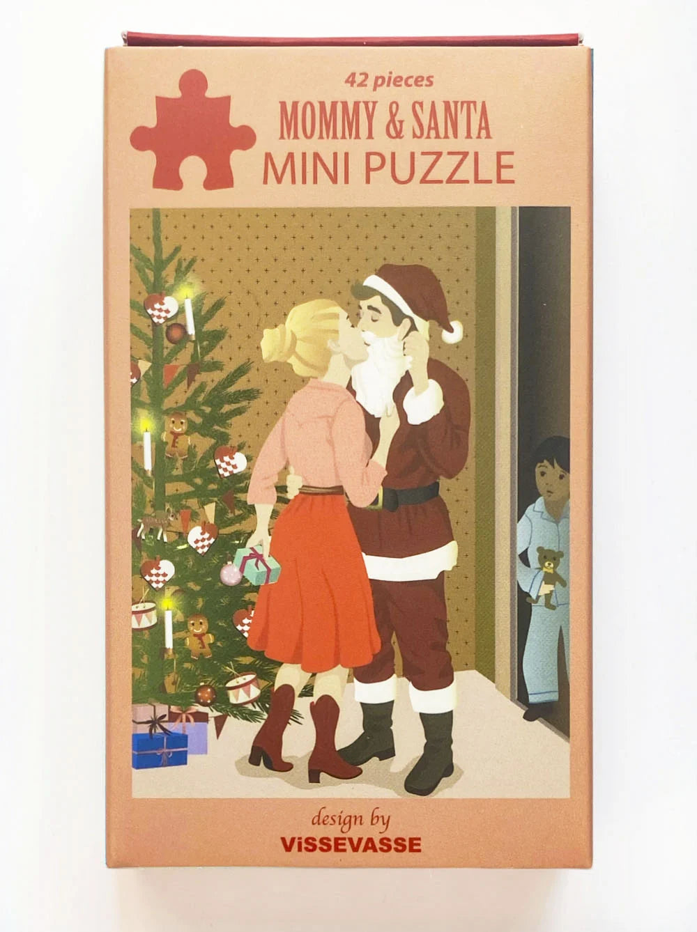 Visse Vasse Puslespil - Mommy & Santa Mini Puslespil 42 Brikker