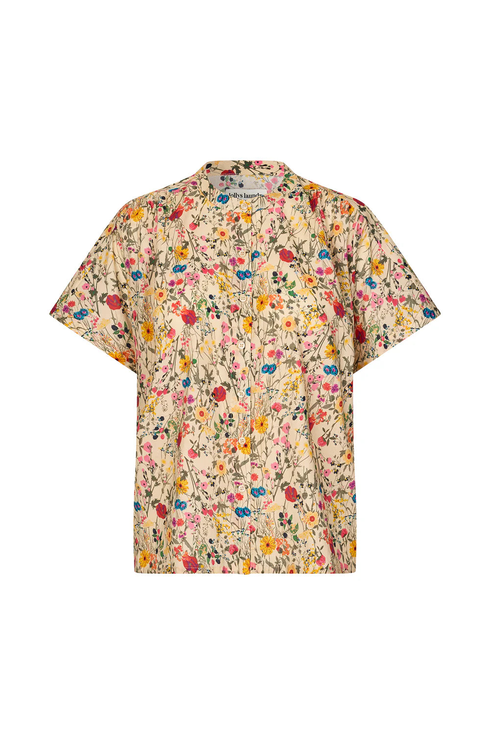 Lollys Laundry Skjorte - MyaLL Skjorte SS i Flower Print Små Blomster