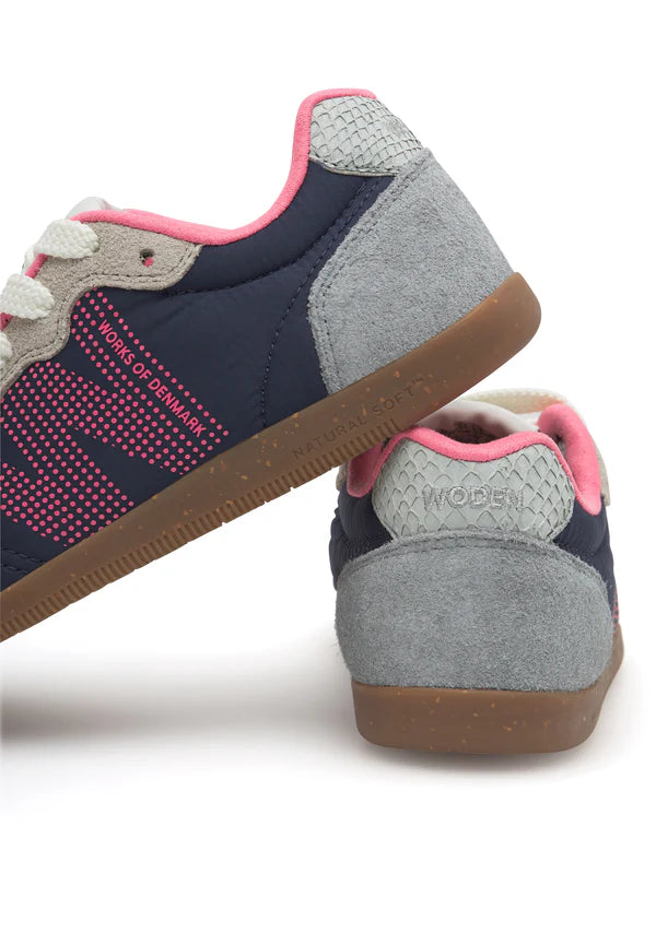 Woden Sneaker - Nanna Sneaker i Navy Multi