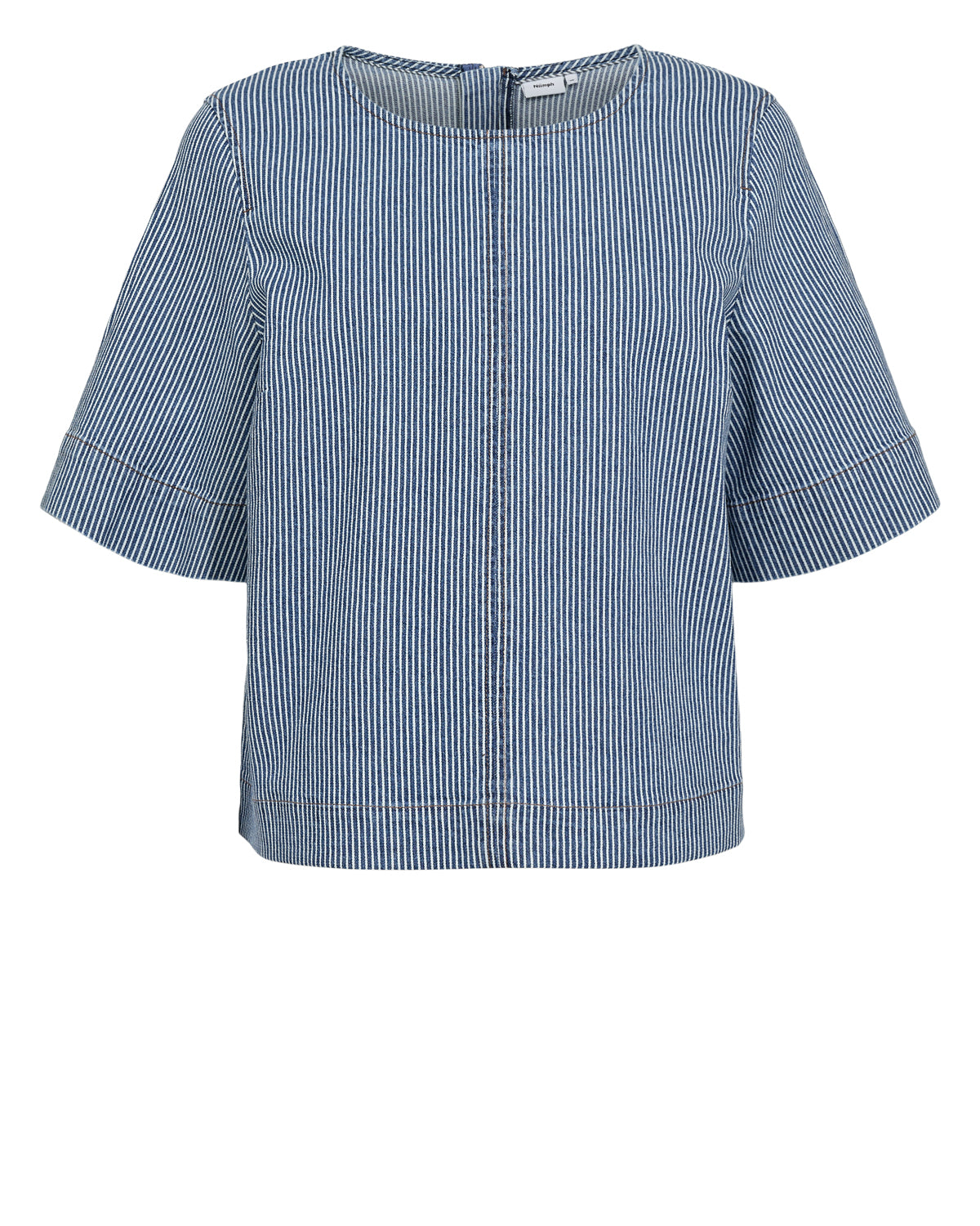 Nümph Bluse - NuErina Denim Bluse i Medium Blue Denim