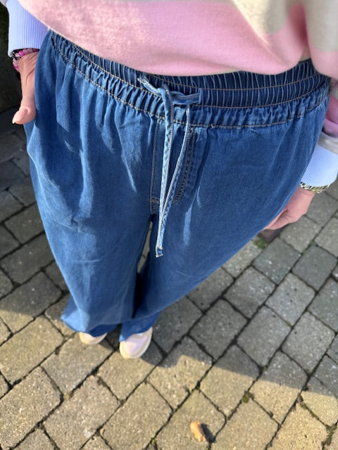 Nümph Bukser - NuMiami Bukser i Medium Blue Denim