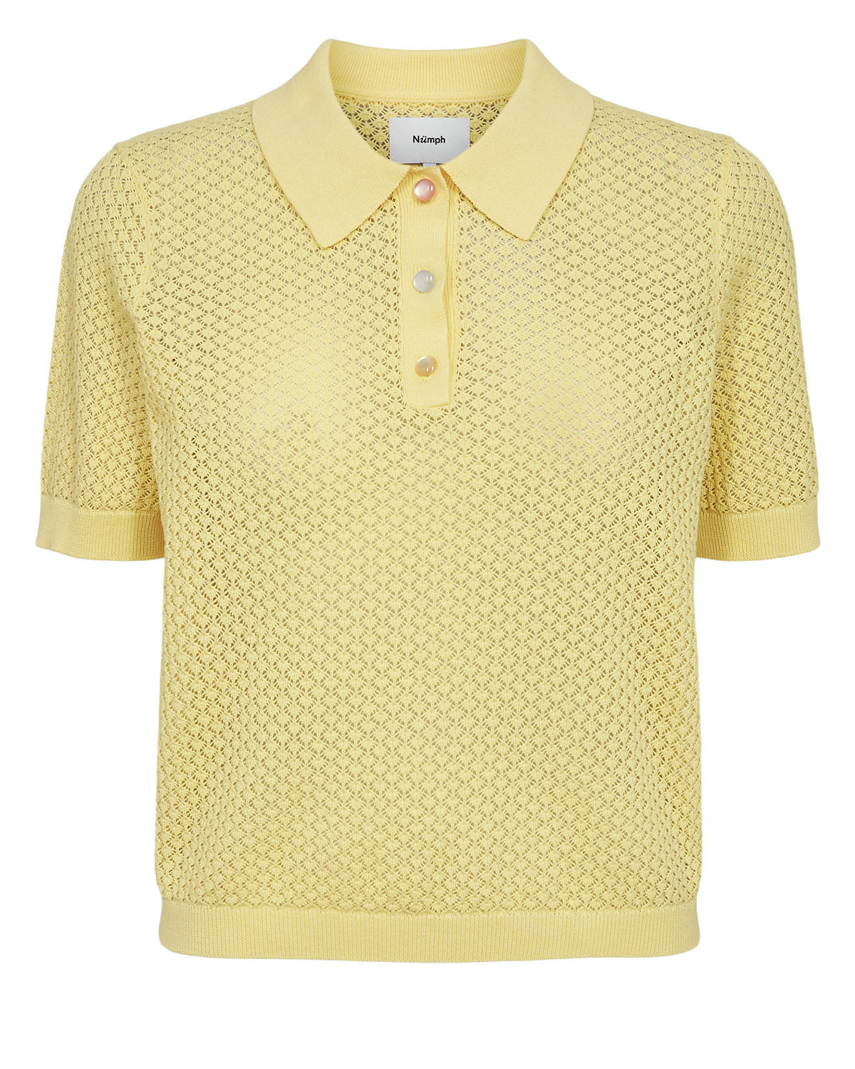 Nümph Bluse - NuRory Polo i Popcorn Gul