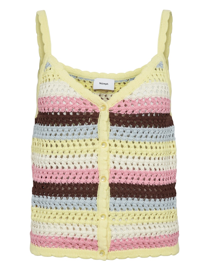 Nümph Top - NuMolna Singlet Top i Popcorn