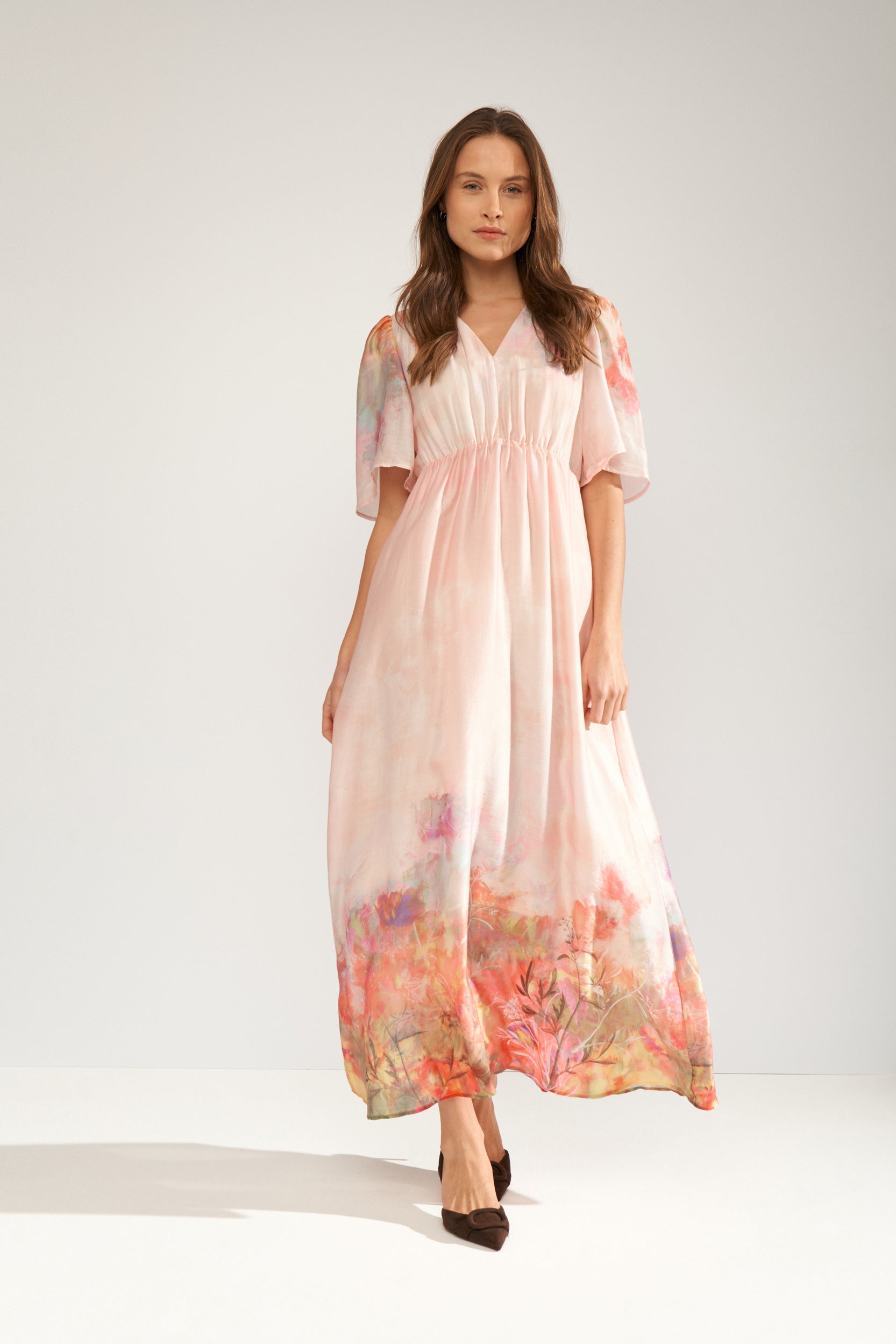 Nümph Kjole - NuLove SS Kjole i Mangano Calcite