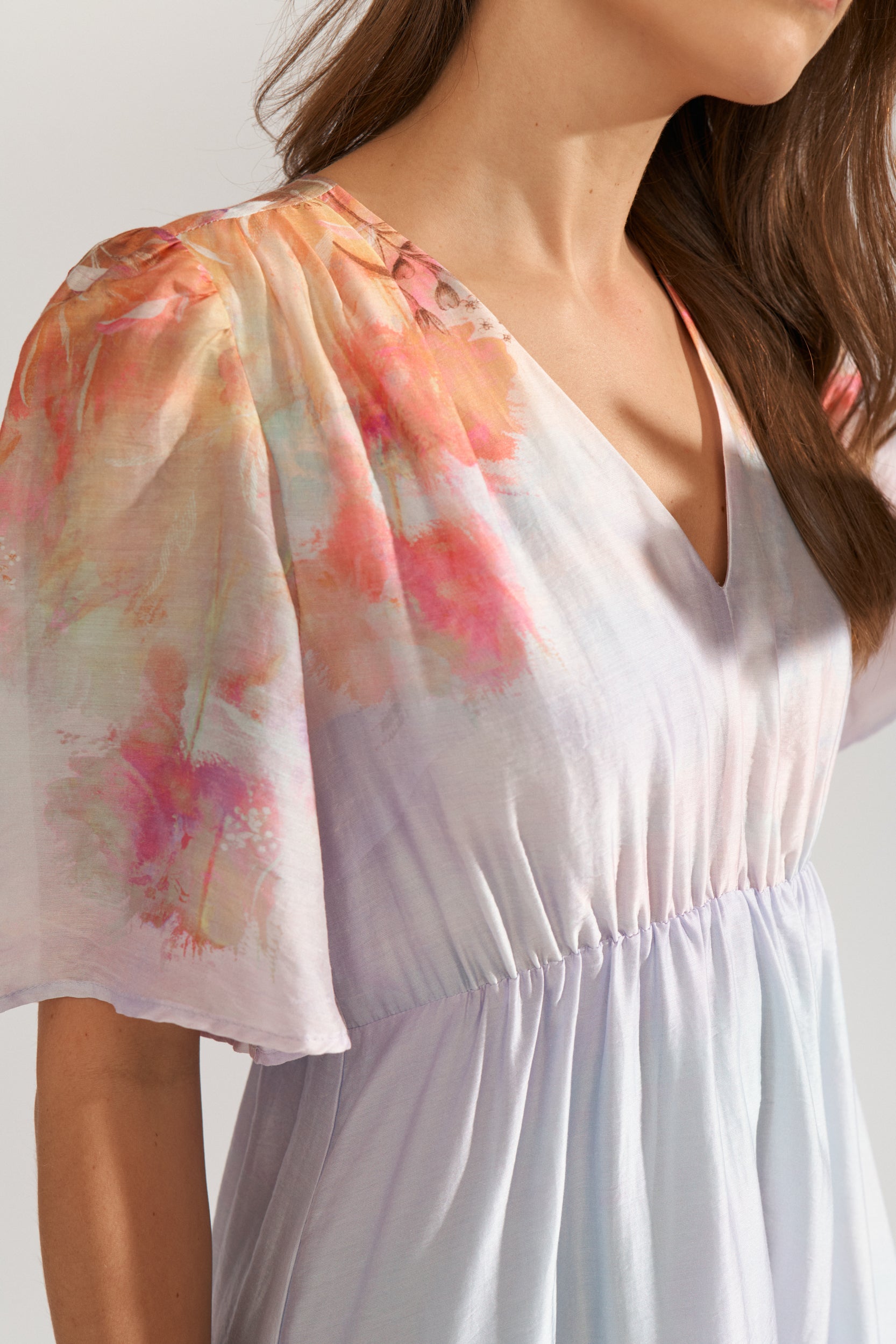 Nümph Kjole - NuLove SS Kjole i Airy Blue