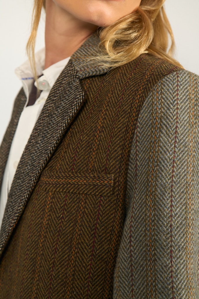 Nümph Blazer - NuAvey Herringbone Blazer i Polignac