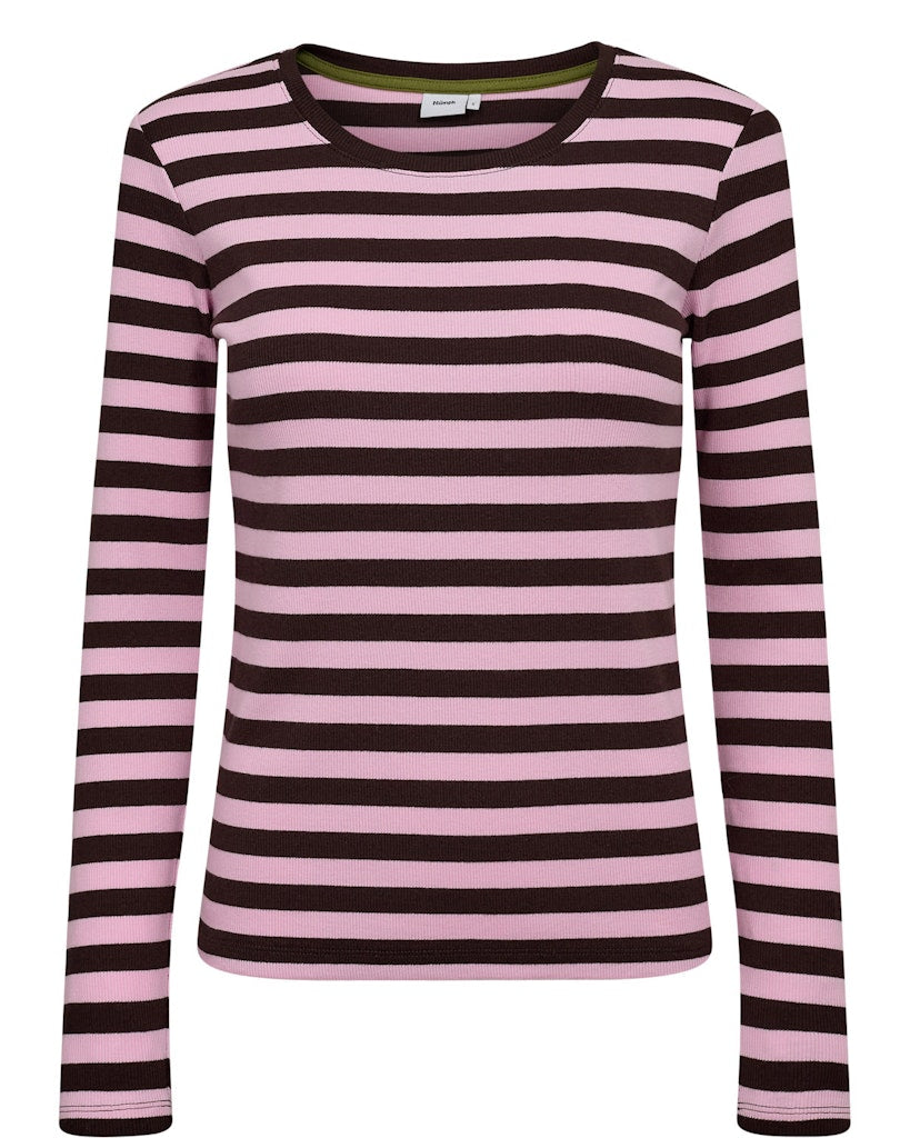 Nümph Bluse - NuMixie LS Bluse i Bonbon
