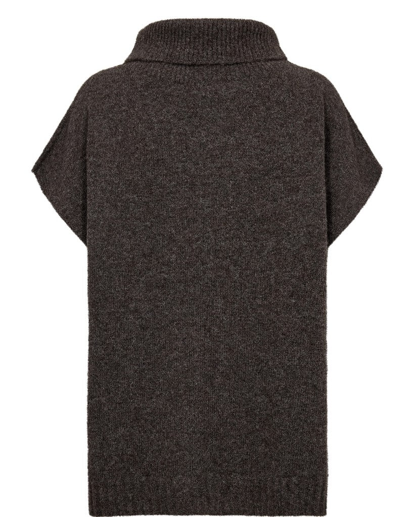 Nümph Strik - NuJoline Poncho i Black Coffee