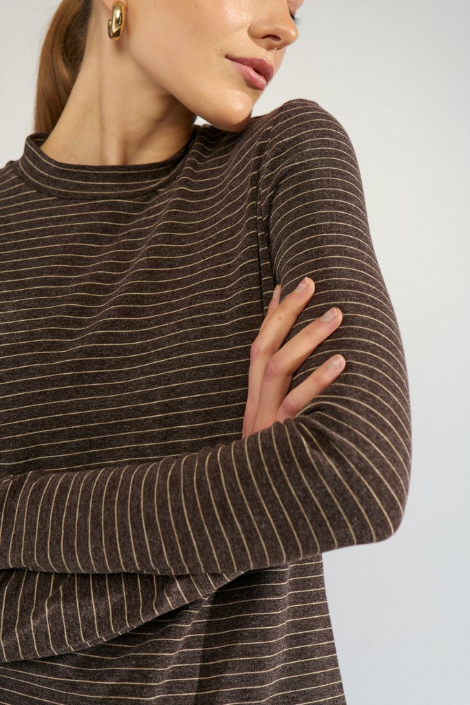 Nümph Bluse - NuLanis Bluse i Black Coffee