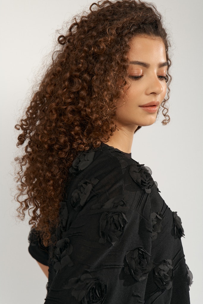 Nümph Bluse - NuRosie Bluse i Caviar Sort