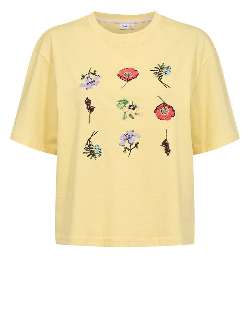 Nümph T-shirt - NuBelisa Boxy T-shirt i Popcorn