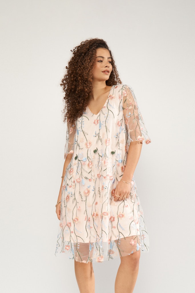 Nümph Kjole - NuCoralina New Kjole i Mangano Calcite