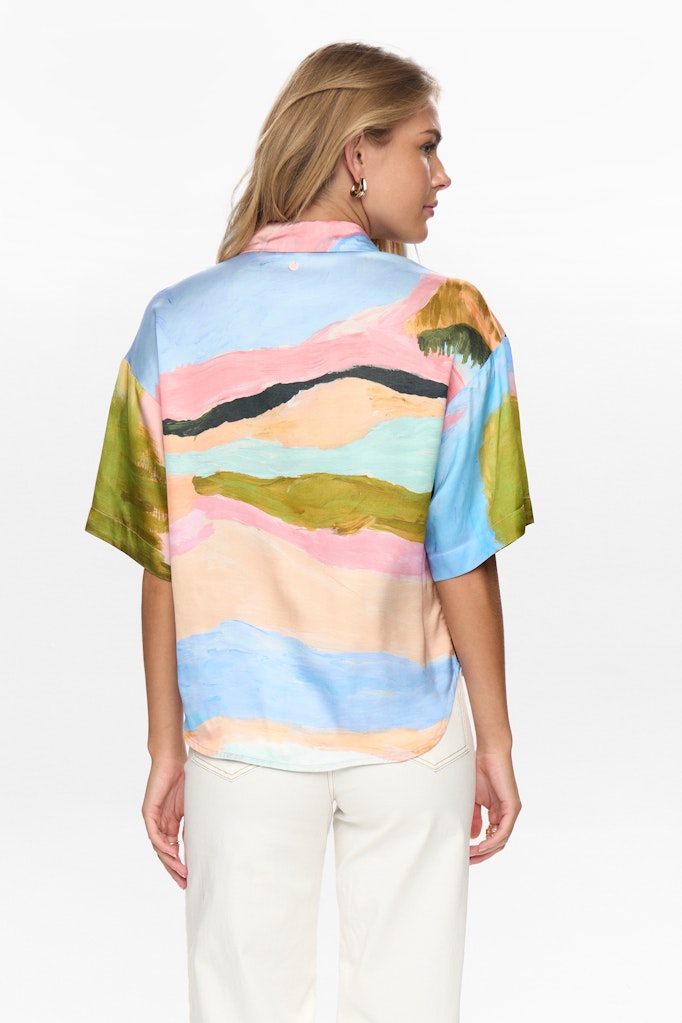 Nümph Bluse - NuMeadow Bluse i Peony