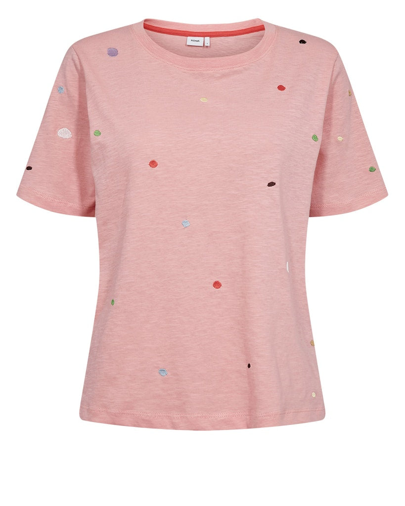 Nümph T-shirt - NuDelora T-shirt i Peony