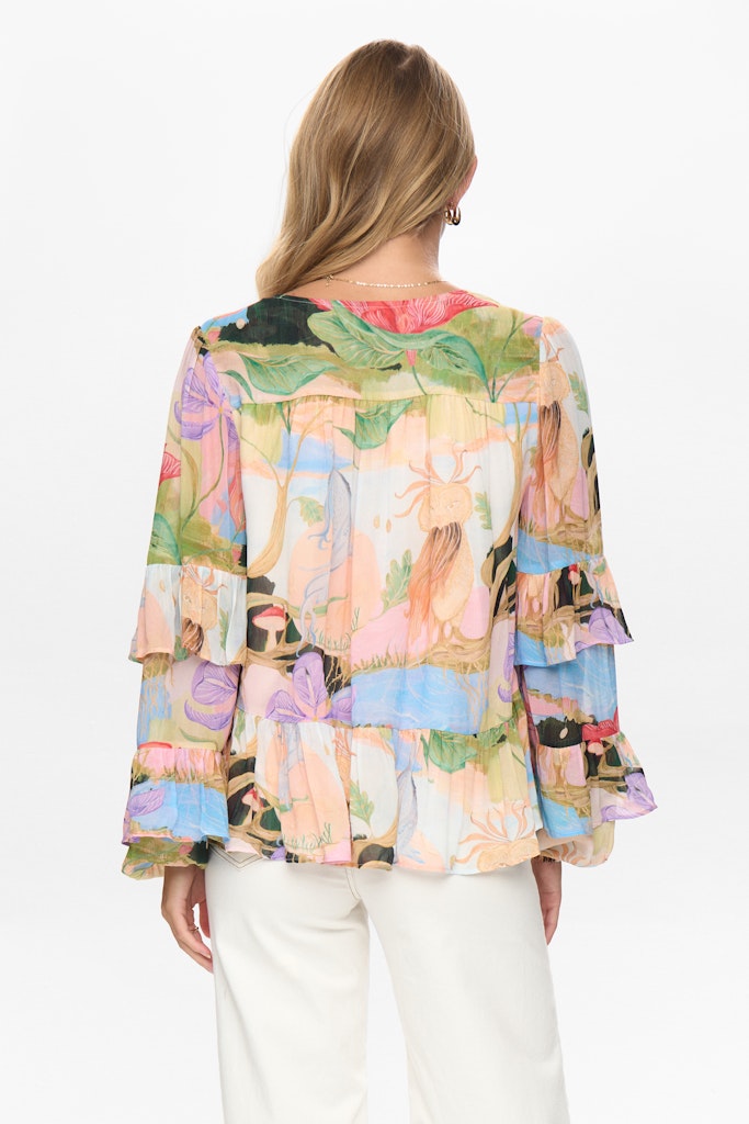 Nümph Bluse - NuShailyn Bluse i Airy Blue