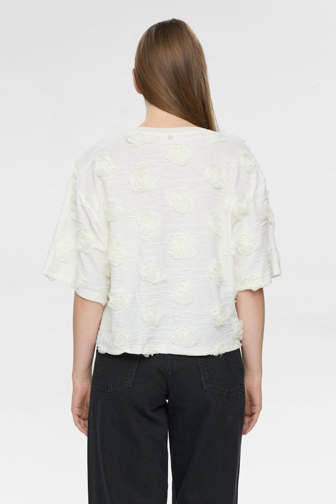 Nümph Bluse - NuRosie Bluse i Cloud Dancer