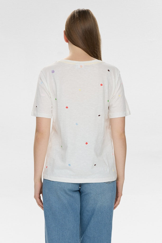 Nümph T-shirt - NuDelora T-shirt i Cloud Dancer