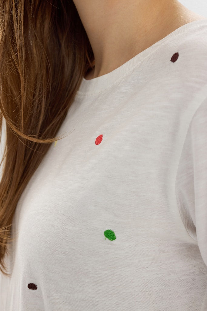 Nümph T-shirt - NuDelora T-shirt i Cloud Dancer