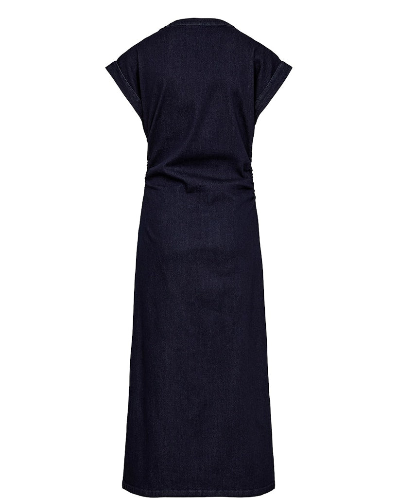 Nümph Kjole - NuAletta Denim Kjole i Dark Blue Denim