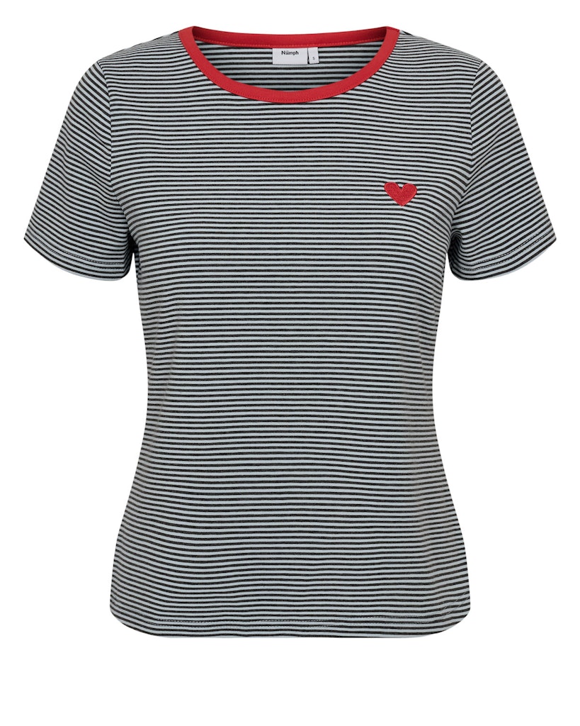 Nümph T-shirt - NuAlexa T-shirt i Airy Blue