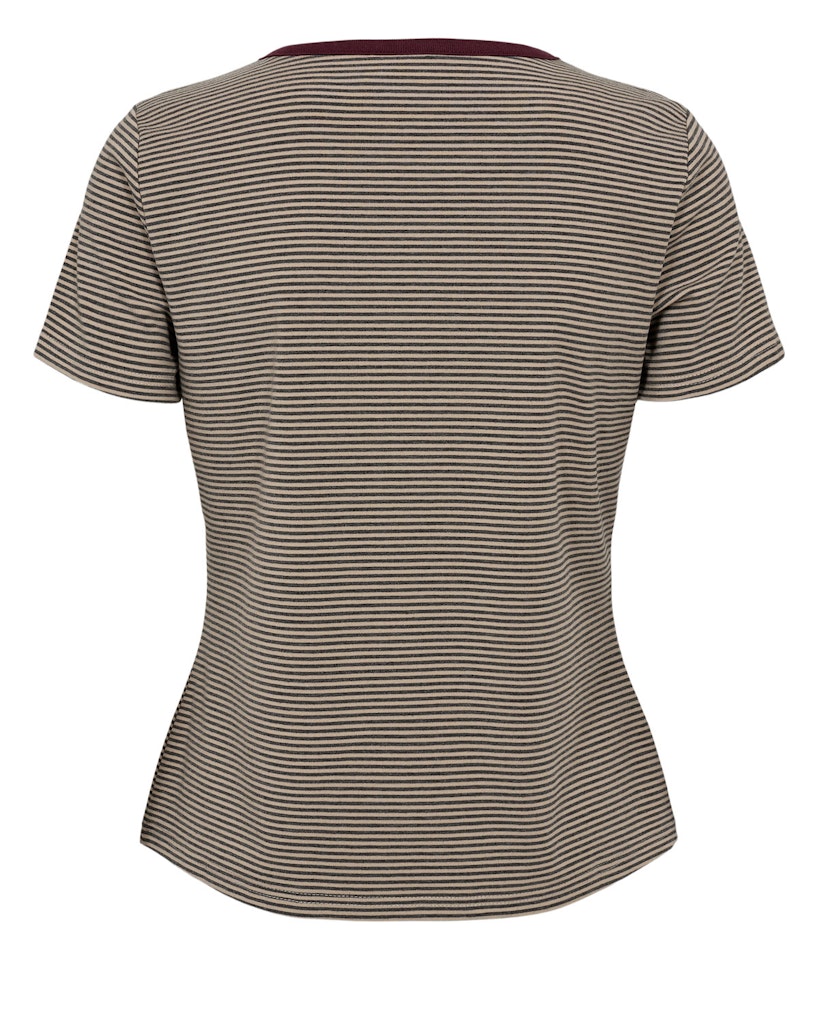 Nümph T-shirt - NuAlexa T-shirt i Silver Mink