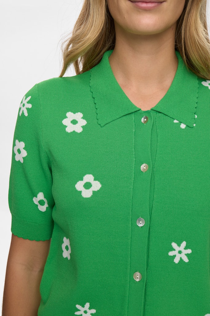 Nümph Cardigan - NuMargitta Cardigan i Vibrant Green