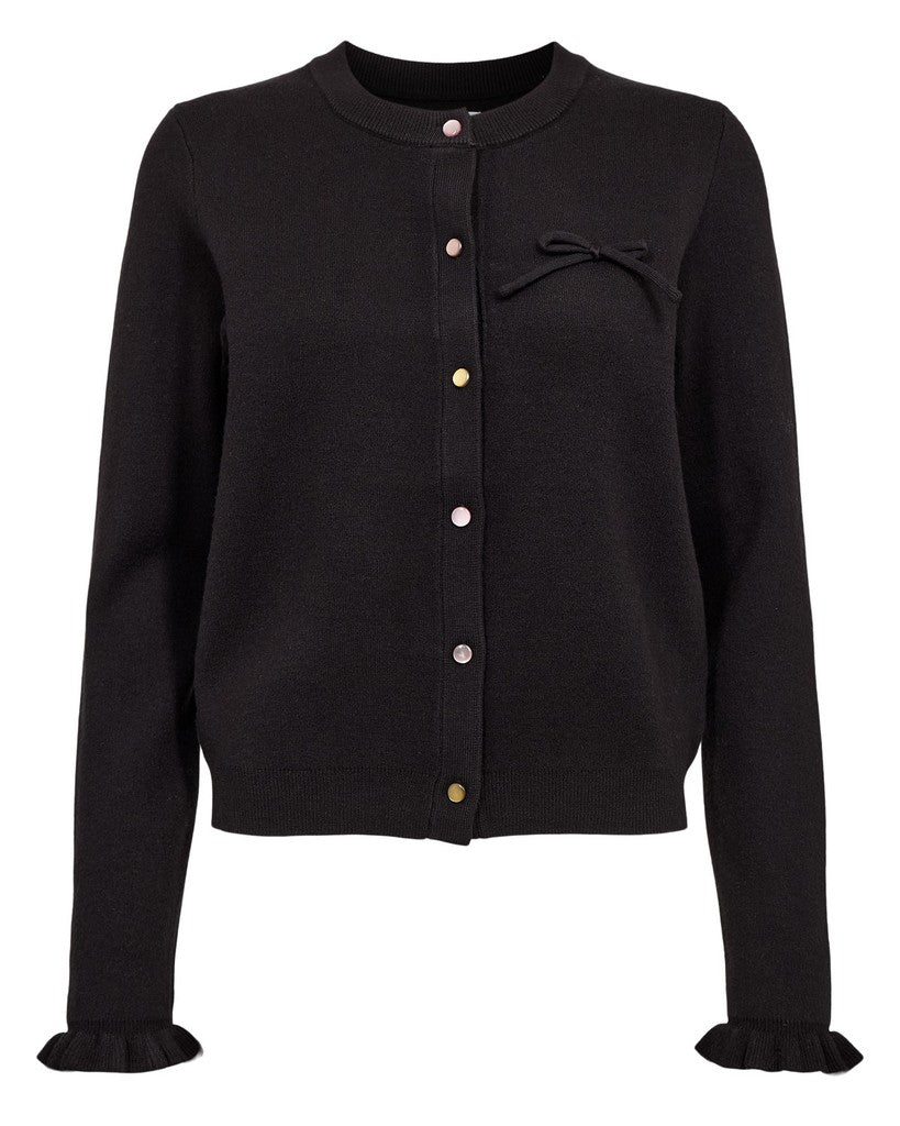 Nümph Cardigan - NuNoni Cardigan i Caviar Sort