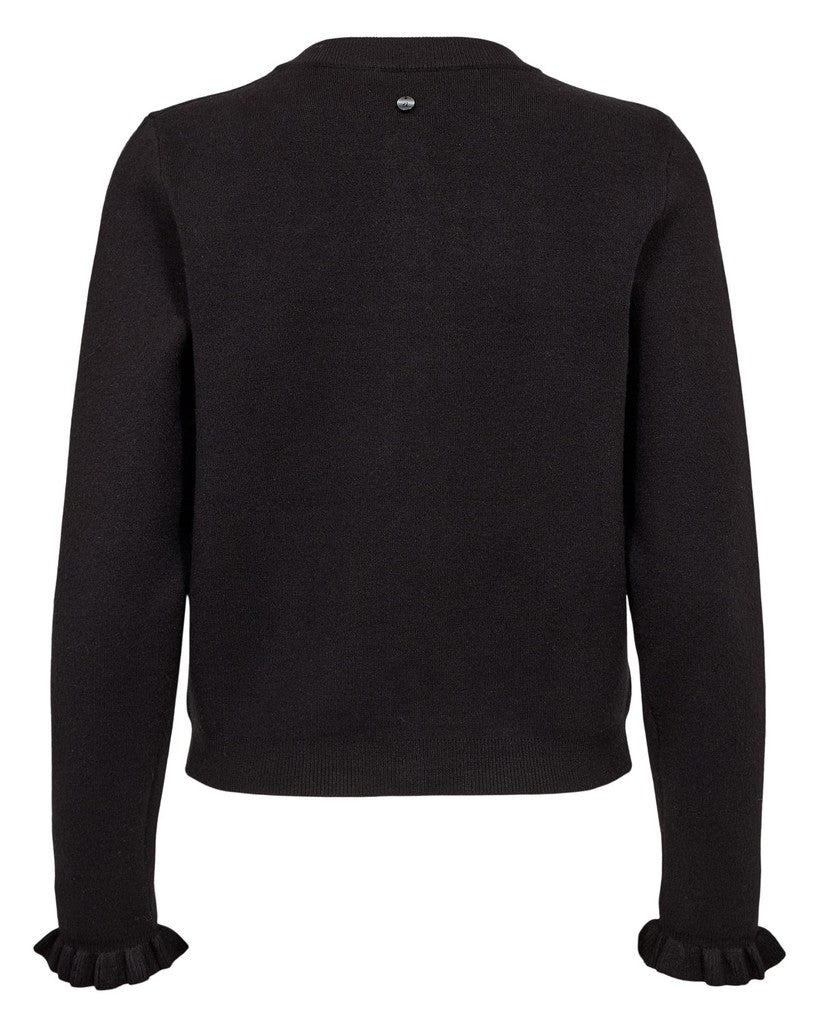 Nümph Cardigan - NuNoni Cardigan i Caviar Sort