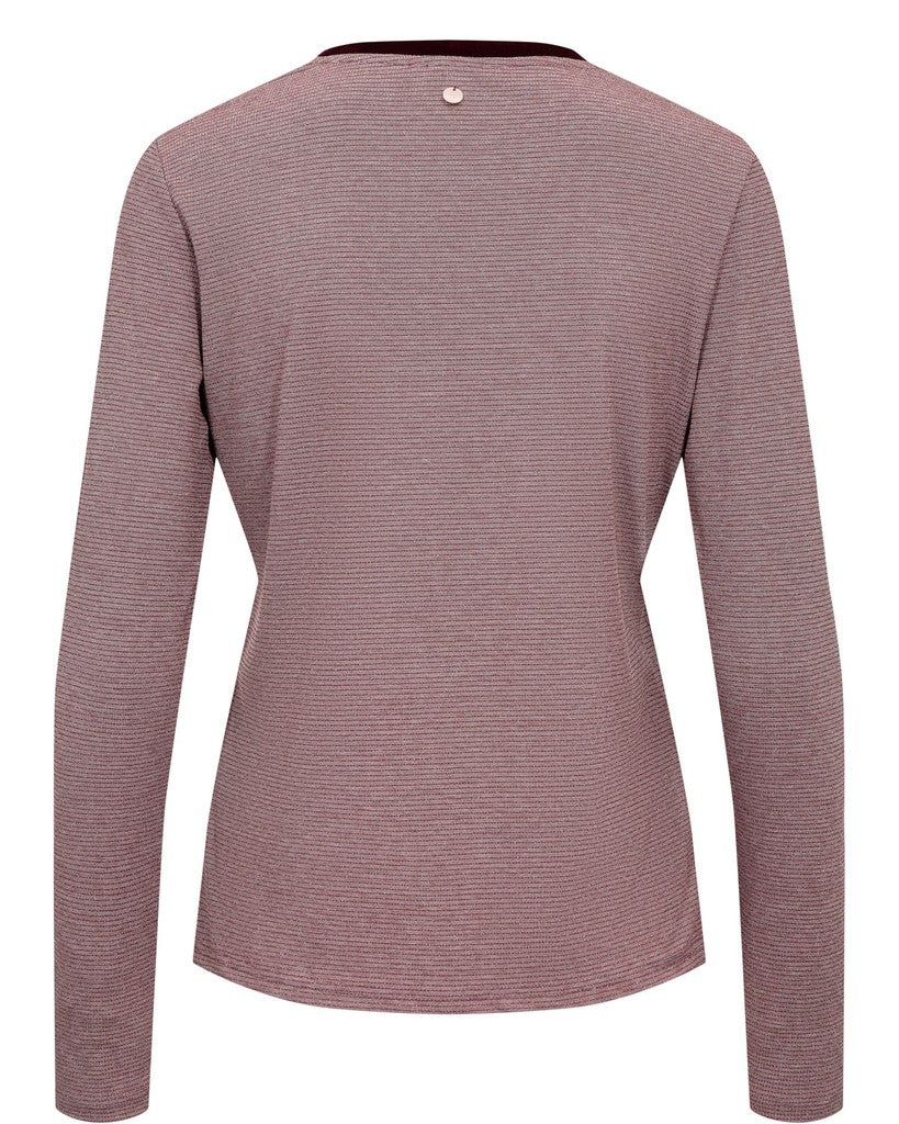 Nümph Bluse - NuTrinna LS Bluse i Syrah