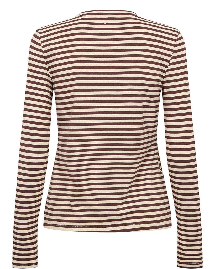 Nümph Bluse - NuRixie Bluse i Chocolate Plum
