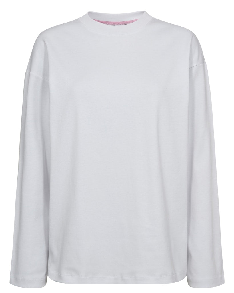 Nümph Bluse - NuGira Bluse i Bright White