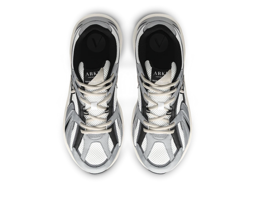 ARKK Copenhagen Sneaker - Ossera Sneaker i Silver-Black
