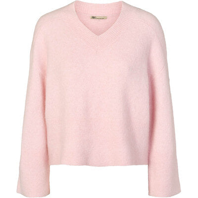 PBO Strik - Meri Prio Strik Bluse i Strawberry Cream