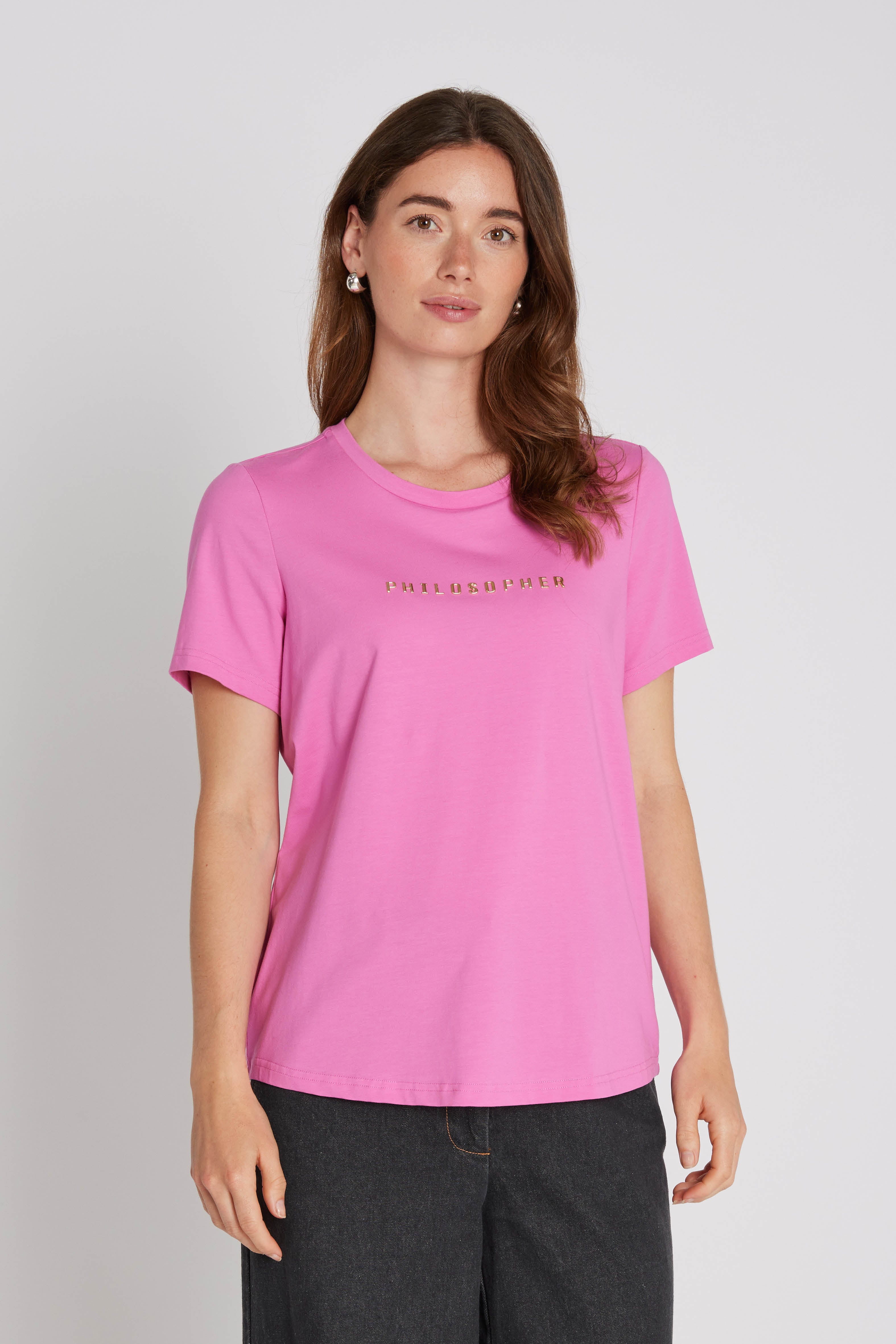 PBO T-shirt - Pbo Philosopher SS T-shirt i Azalea Pink