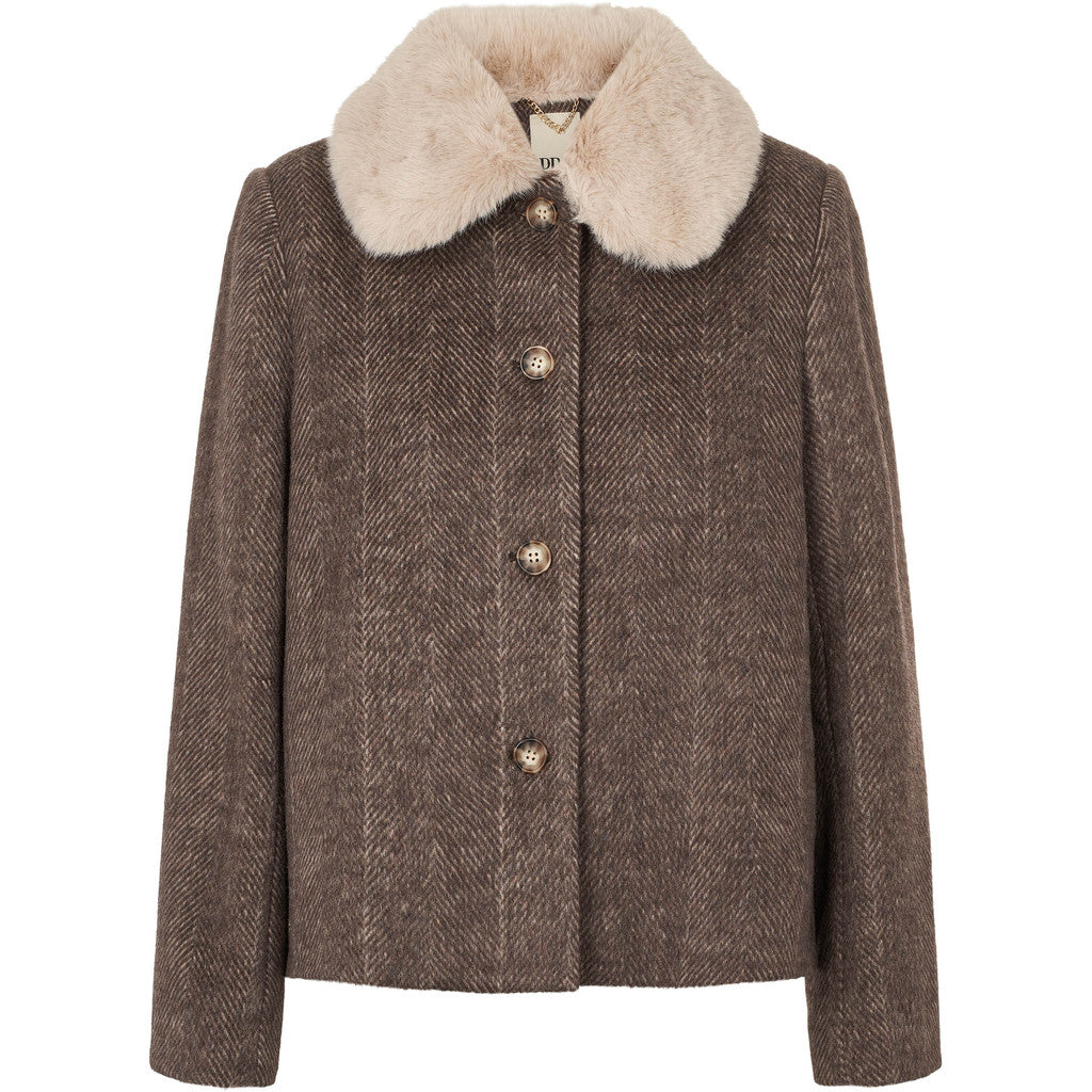 PBO Jakke - PBOSion Jakke i Off White Brown