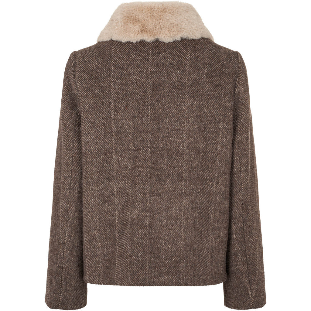 PBO Jakke - PBOSion Jakke i Off White Brown