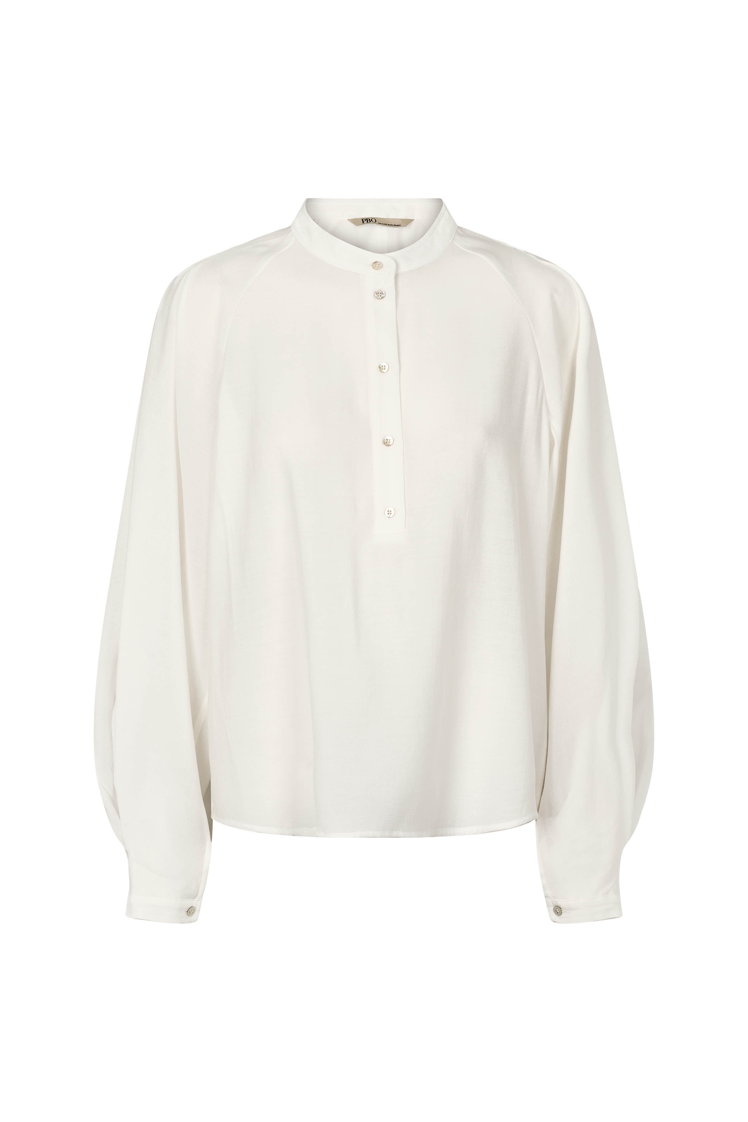 PBO Bluse - PboSara Agna Bluse i Star White