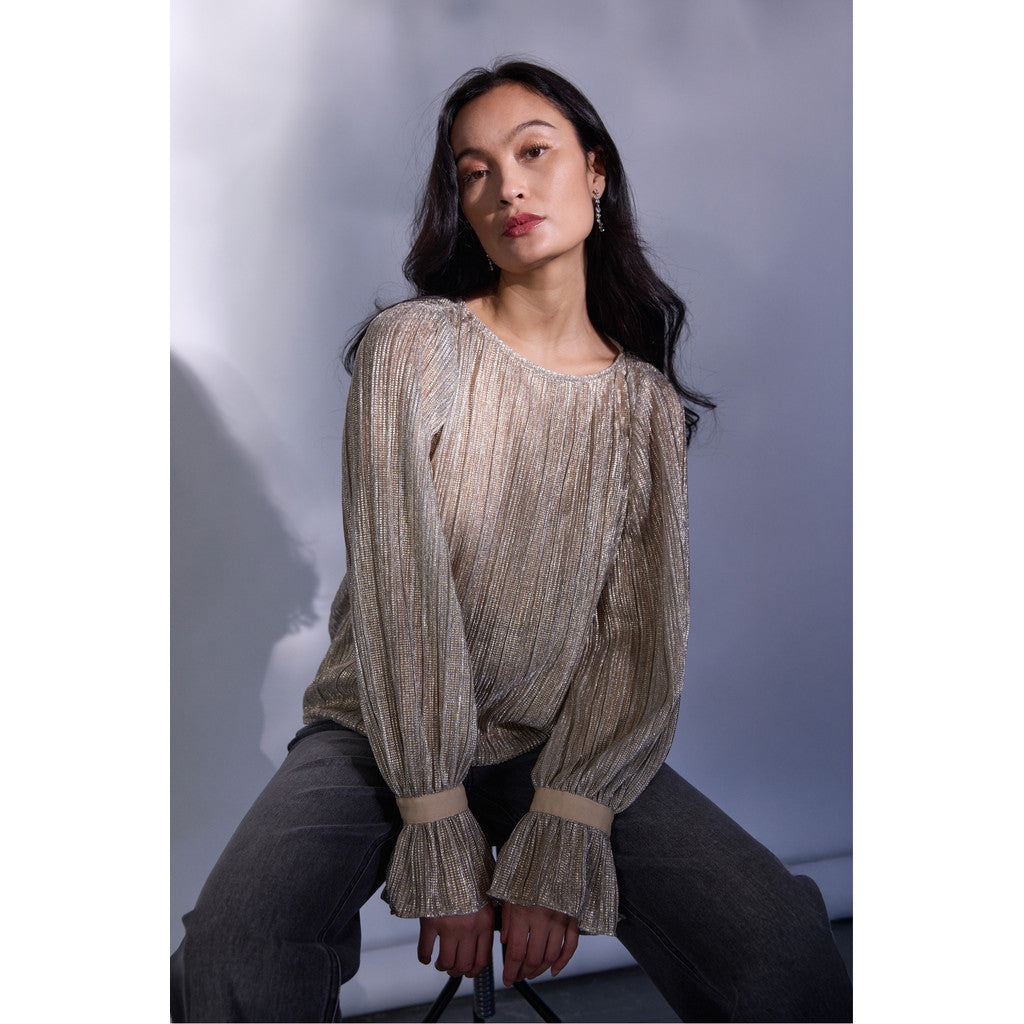 PBO Bluse - PboLucina Bluse i Metallic