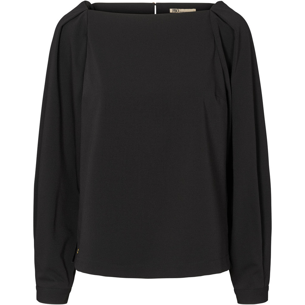 PBO Bluse - PboBabelon Bluse i Sort
